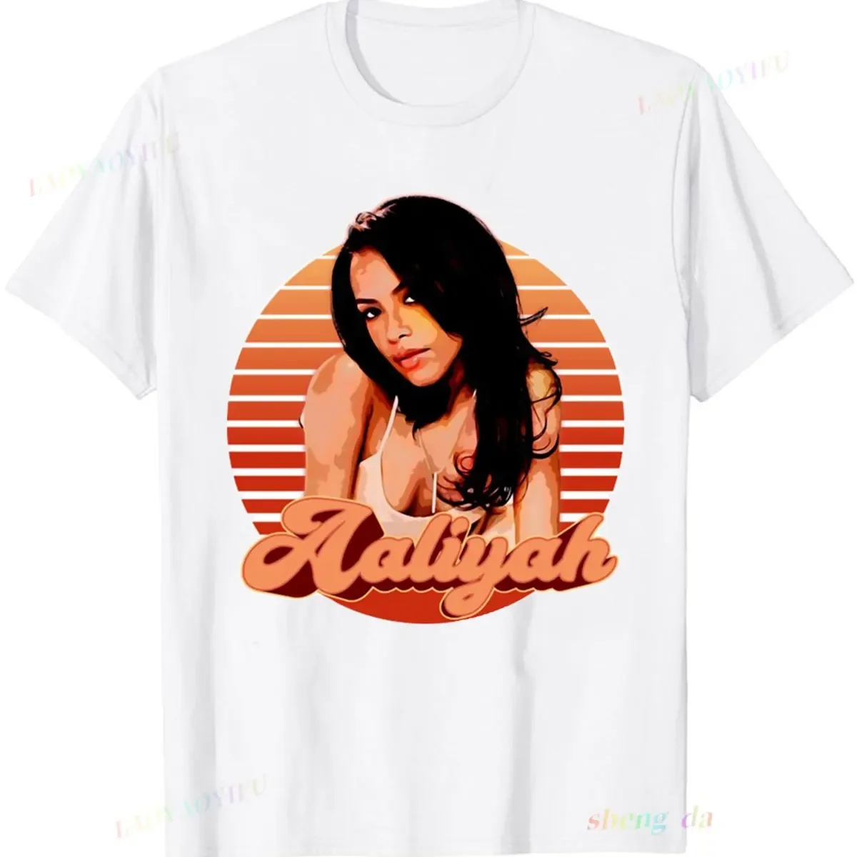 Aaliyah Dana Haughton 2000S Legacy T-Shirt High Quality Tops Hippie Clothes Mens Graphic Funny  T-shirts