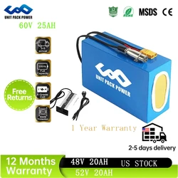 72V 40Ah E-Bike Akku-Pack 48V 24AH 36V 20AH Elektrofahrrad E-Scooter 60V 25AH für 3000W 500W 750W 1000W 1500W 1800W 2000W