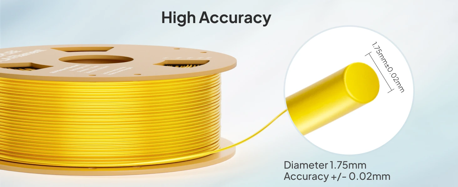 DEEPLEE 4/8KG Seiden-PLA-Filament für 3D-Drucker Filament für Neptune 4 Max Neptune 3 Pro PLA Seidenbronze Deeplee Filament – Detail 5