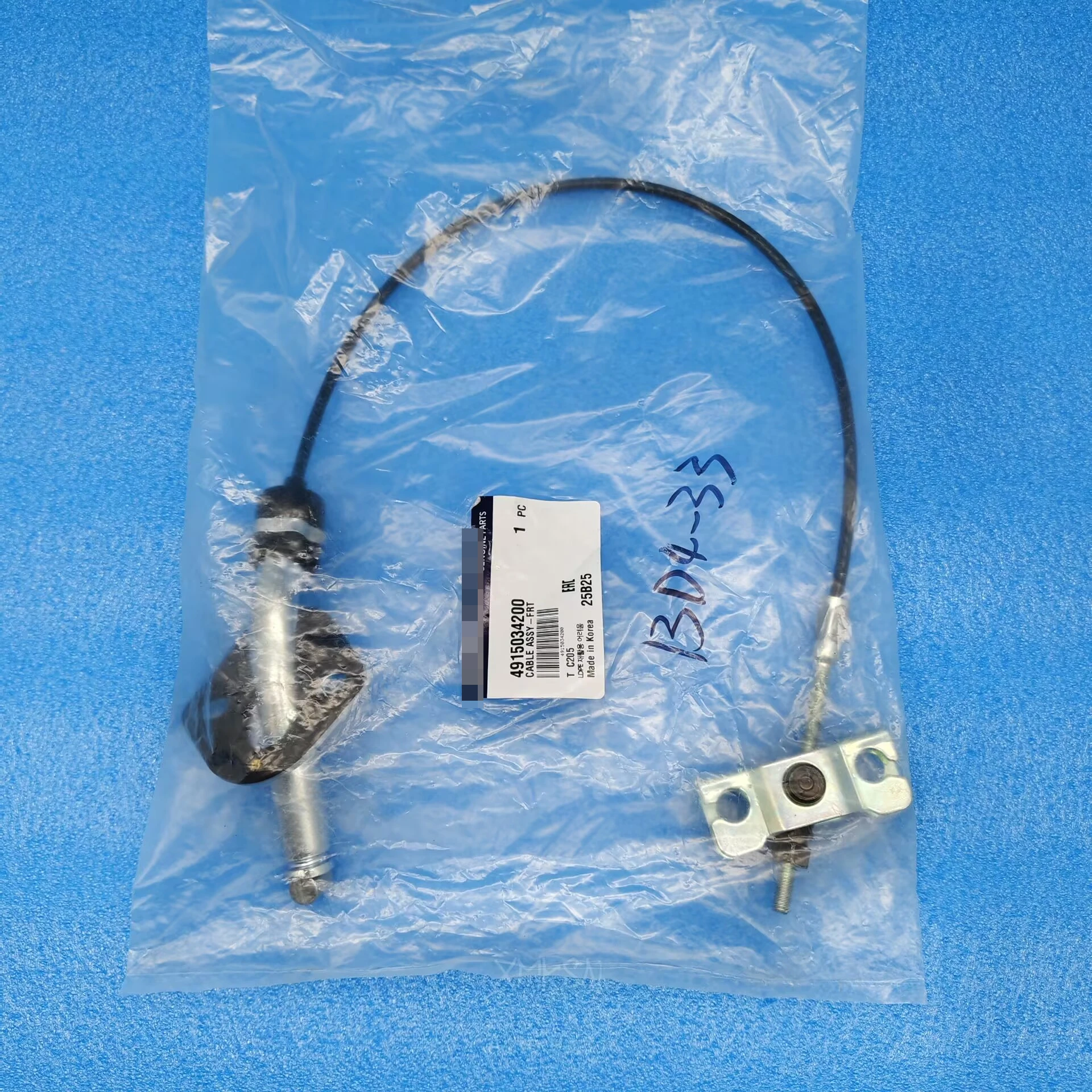 

Трос переднего стояночного тормоза в сборе для ручной парковки для Ssangyong Korando C # 4915034200