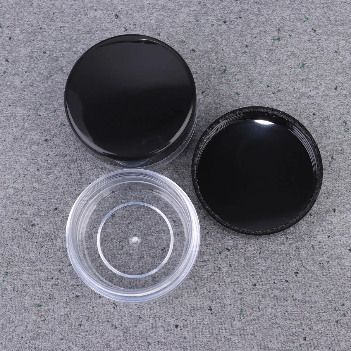 

25pcs Container Mini Bottle Travel Makeup Case Round Box Leak Cream Case Proof Mini Cream Bottle Storage