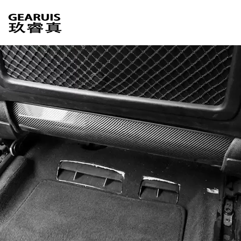 Car Seat Back Anti-kick Pad Cover Trim For Audi A4 B8 A5 S4 S5 Q3 8U Q5 8R Stainless steel Anti Dirty Mat Auto Accessories