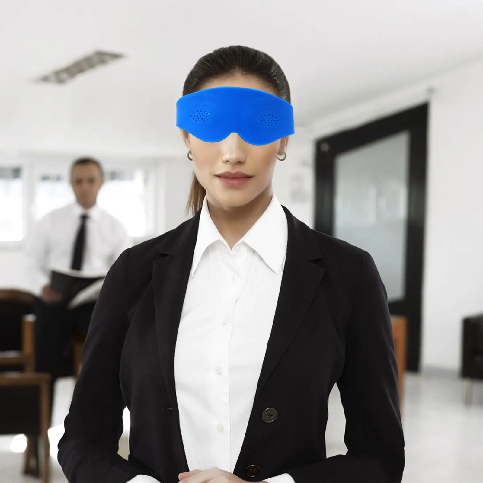 

1 шт., электродная силиконовая маска для глаз, профессиональный прочный аксессуар для физиотерапии, массажная подушечка для глаз, аксессуар для физиотерапии