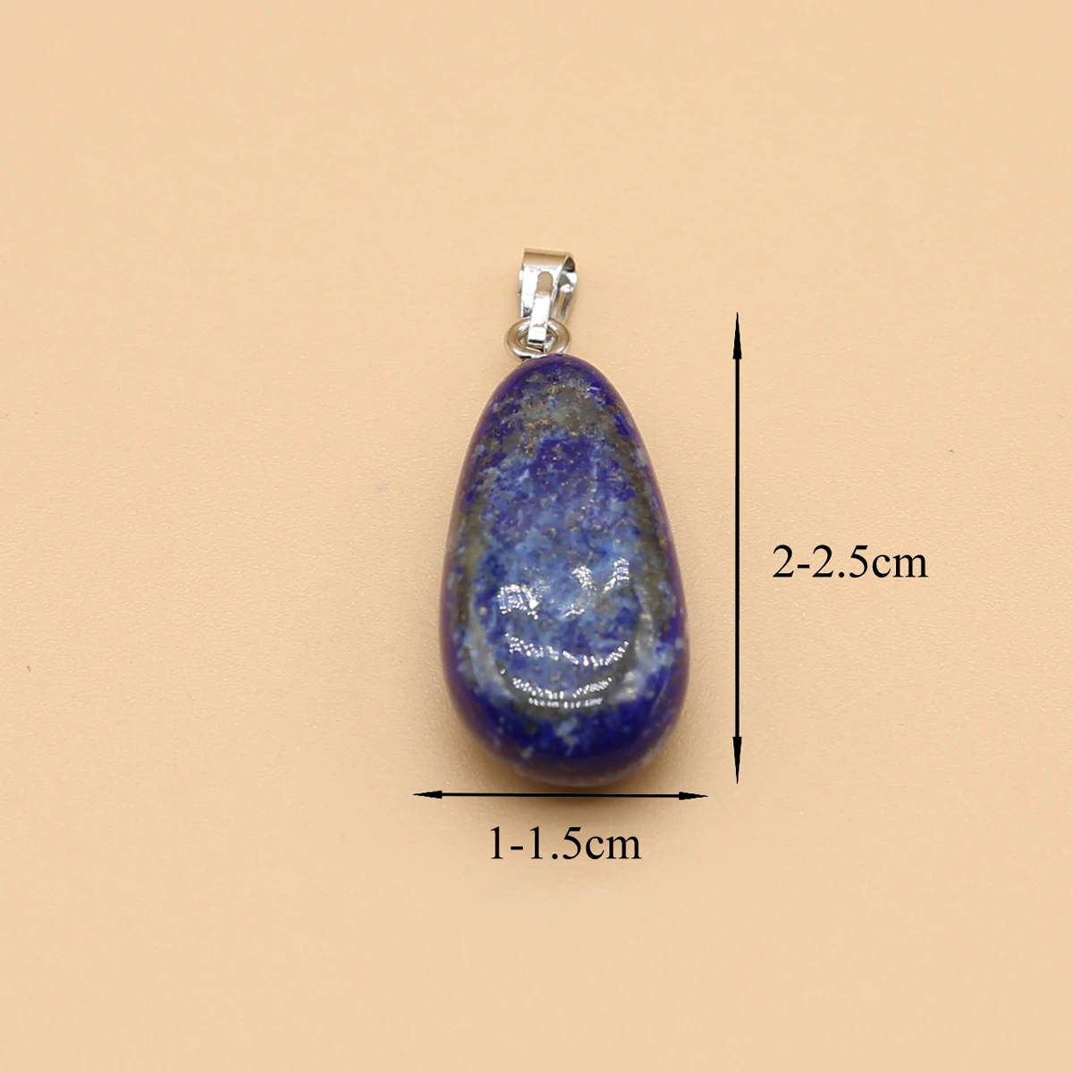 Natural Semi-precious Stone Pendant Irregular Cherry Blossom Agate for DIY Jewelry Making Necklace Size15x20-18x25