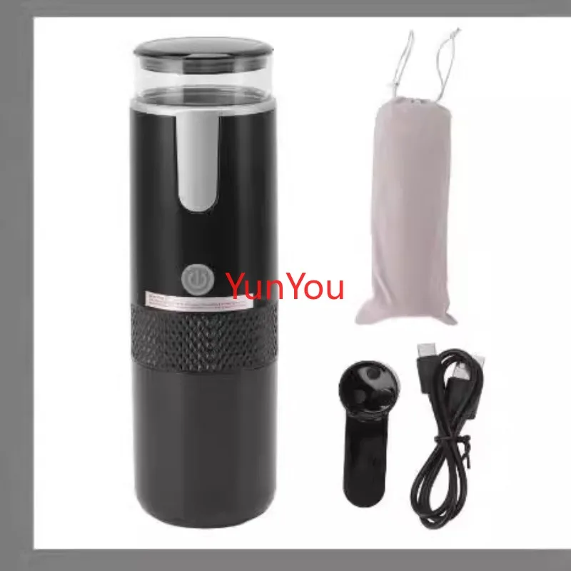 MINI capsule coffee machine Italian high-pressure outdoor wireless electric portable capsule coffee powder dual-use
