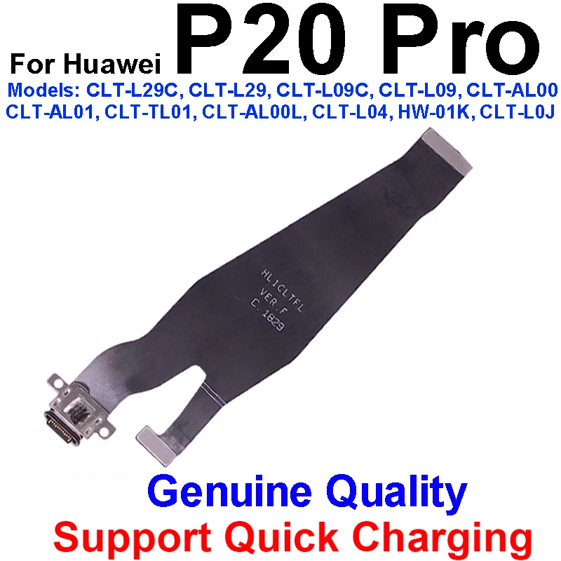 Placa de conector de enchufe de carga USB para Huawei P20 P30 P40 Lite PRO módulo de puerto de carga reemplazo de placa de conector Usb