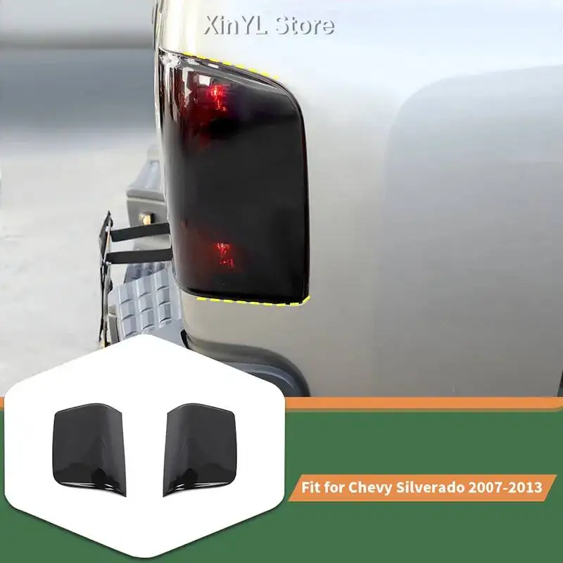 Tail Light Lamp Decorative Protective Cover For Chevy Silverado for GMC-SIERRA 2007-2013 Car Exterior Accessories