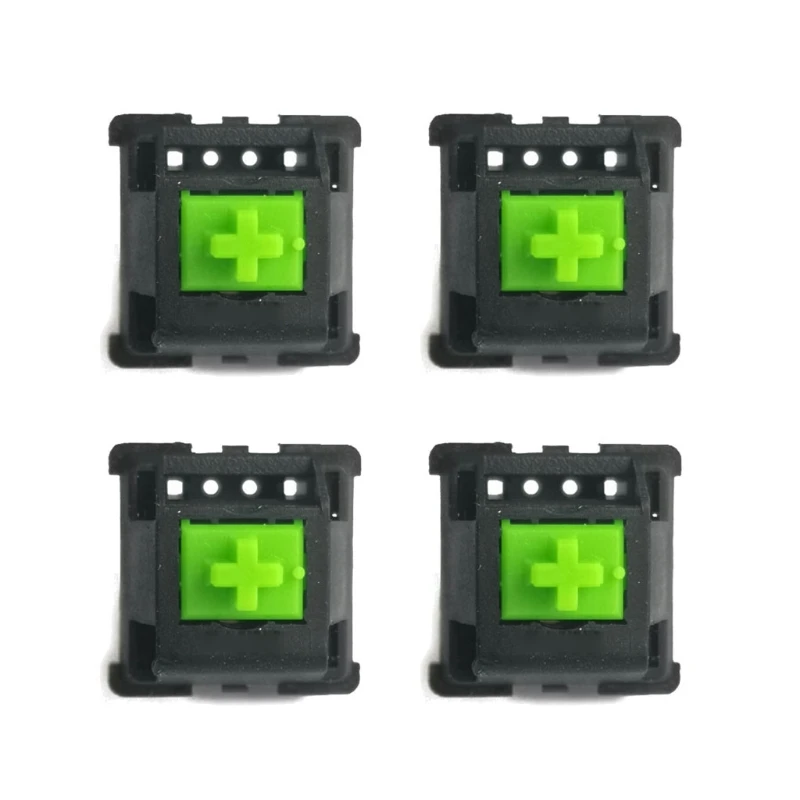 

4pcs Durable Green RGB Switches 3 Pin for BlackWidow Mechanical Keyboard Switches Green 3 Pin