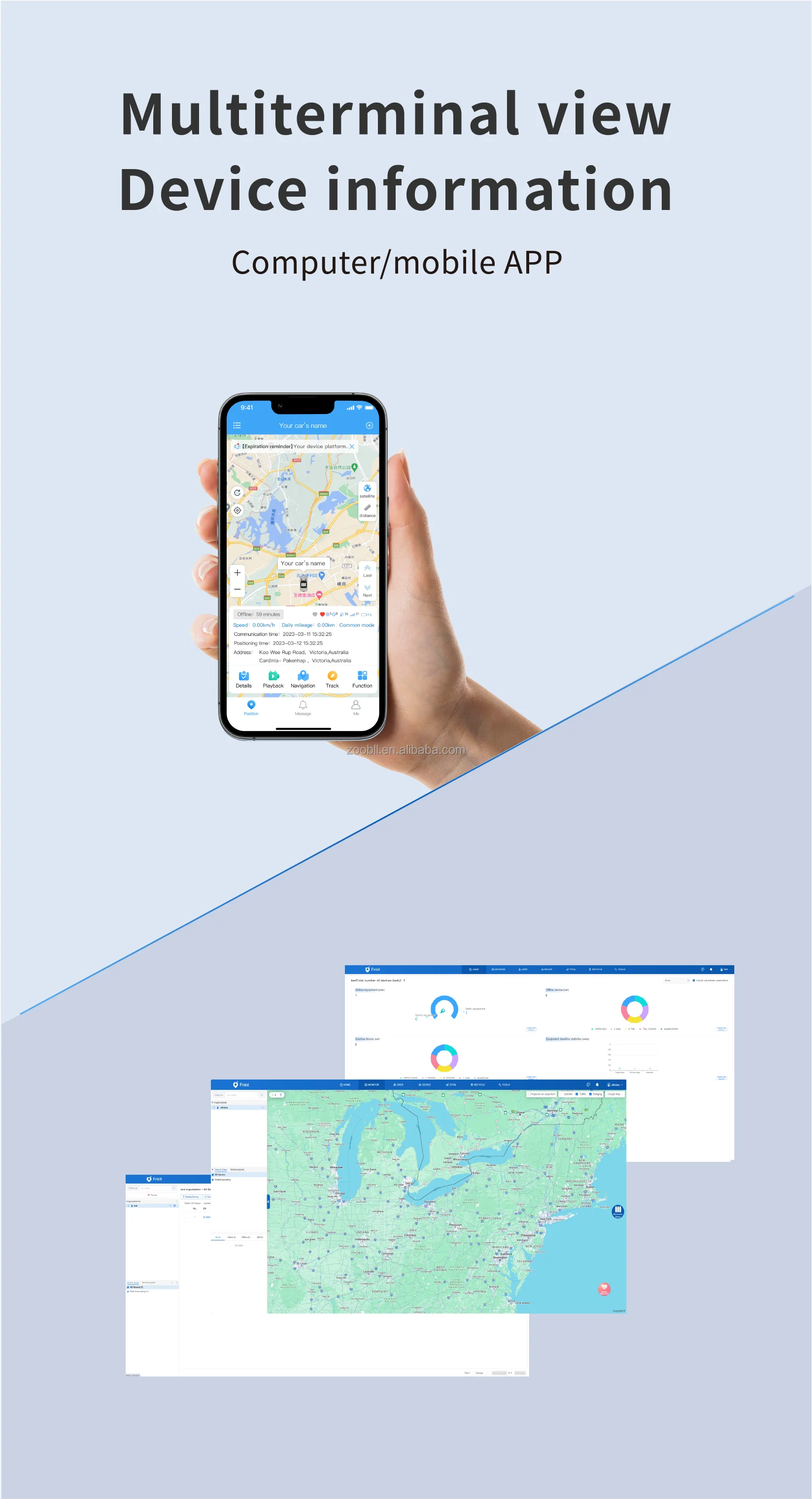 الهواء الهواء نوع c Ce A7670sa At6558r 45 23dbm 231g جهاز تعقب GPS محمول null بالجملة