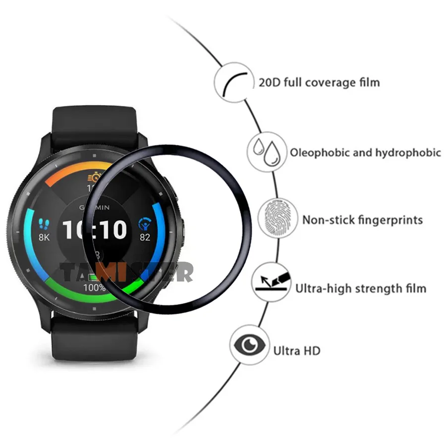 Protective Film For Garmin Venu 3 3S Smart Watch Screen Protector For Garmin Venu 2 Plus 2S Full Coverage Accessories Not Glass