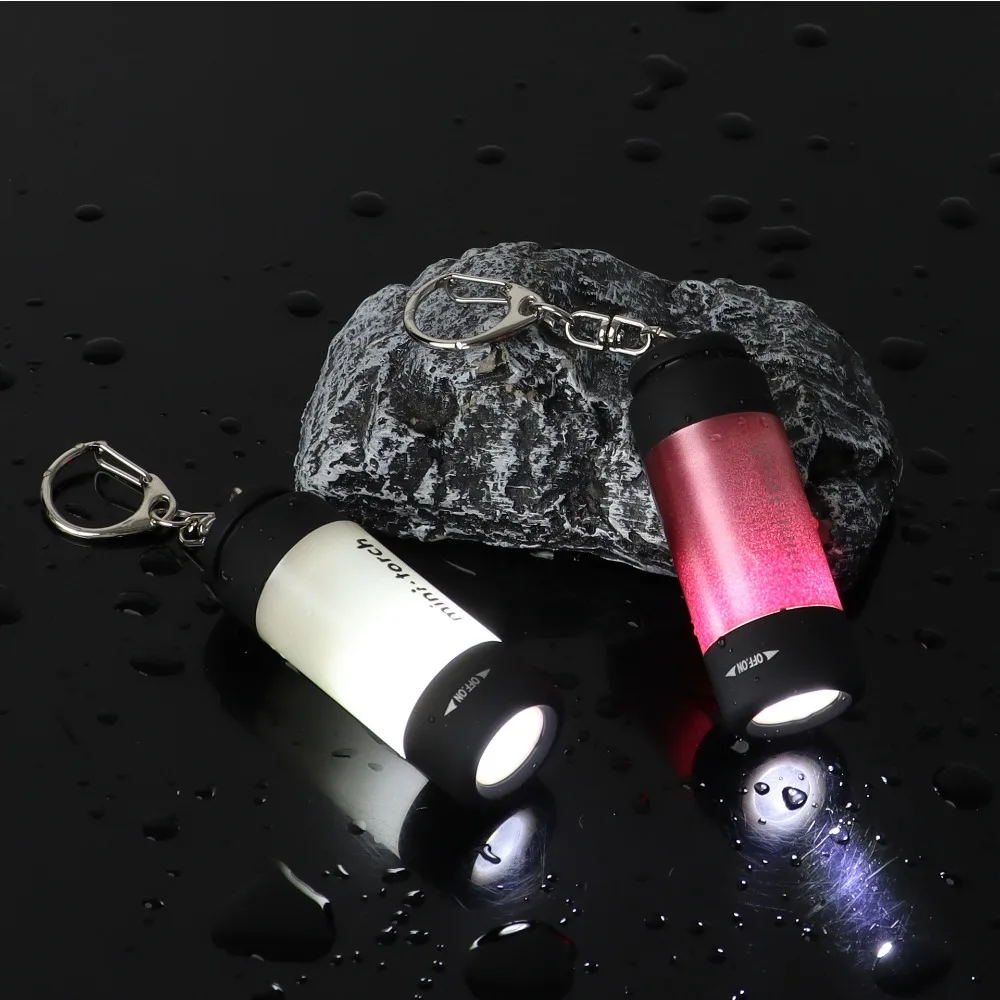 2.0 Upgraded White Light LED Flashlight Rechargeable Super Bright Mini Torch with Side Light Portable for Outdoor Home Emergency