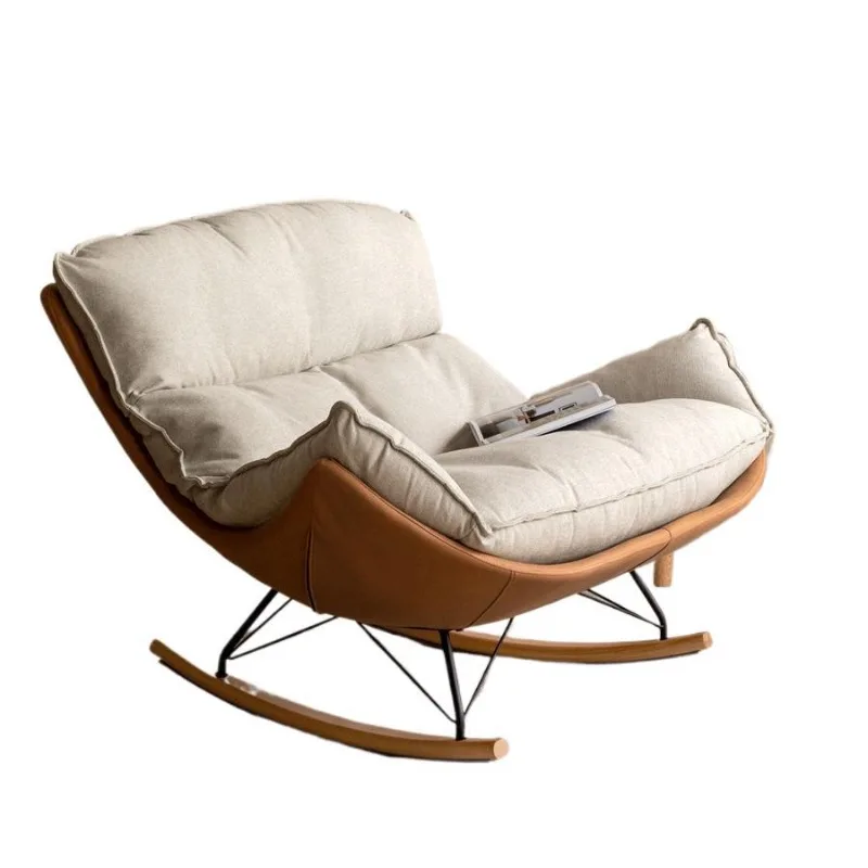 

High-value new fabric eggshell chair single sofa chair
