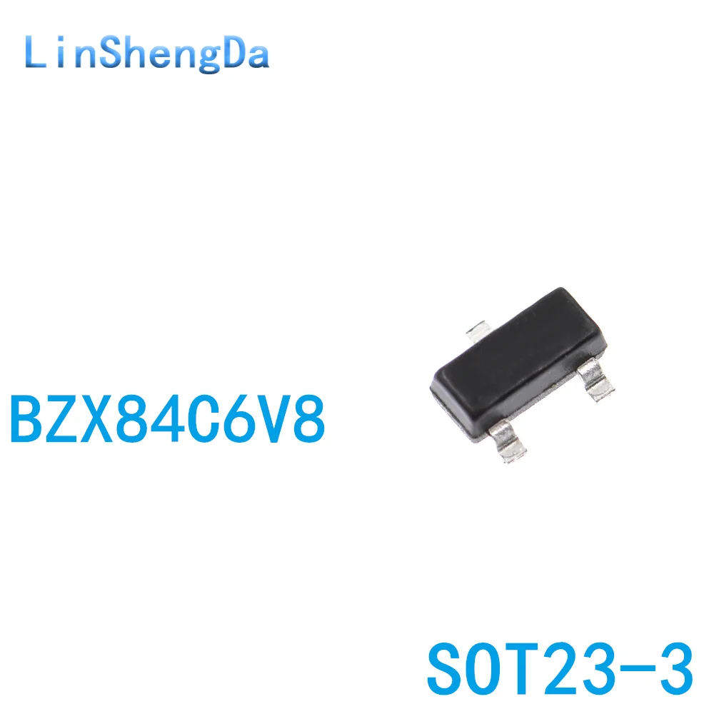 Whole disc BZX84C6V8 voltage regulator diode 6.8V SMD SOT23 screen printed Z5 (3K installation)