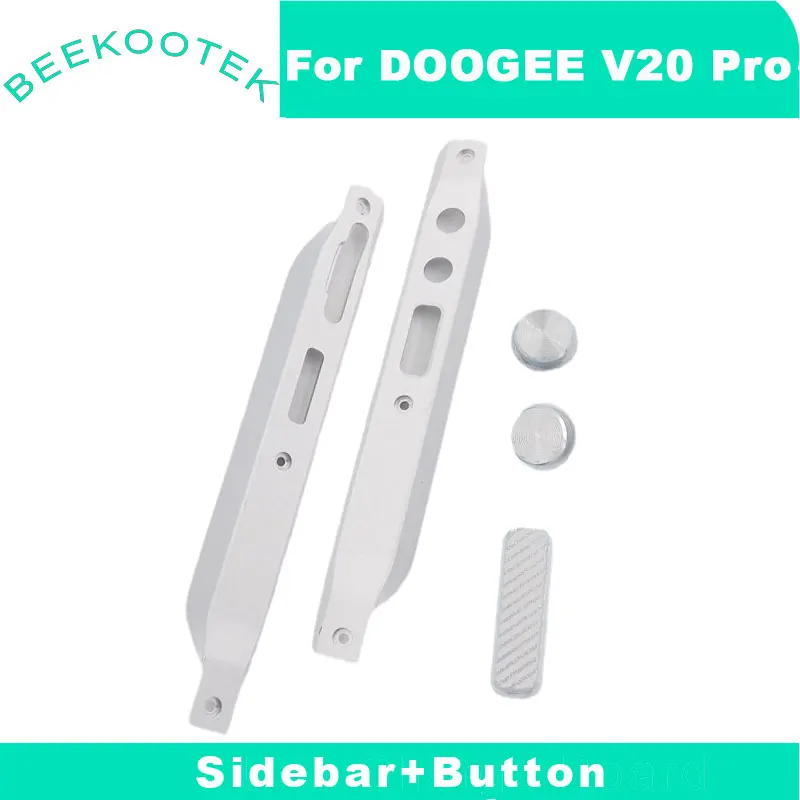 New Original DOOGEE V20 Pro Housing Front shell Middle Sidebar Frame With Volume Custom Button Key For DOOGEE V20 Pro Phone