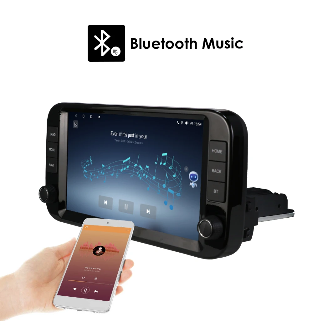 Hizpo 9-Zoll 2Din Android Auto Autoradio für Fiat Panda 2013 - 2024 Multimedia GPS-Navigation RDS DSP SWC 4G BT WiFi CarPlay – Detail 6