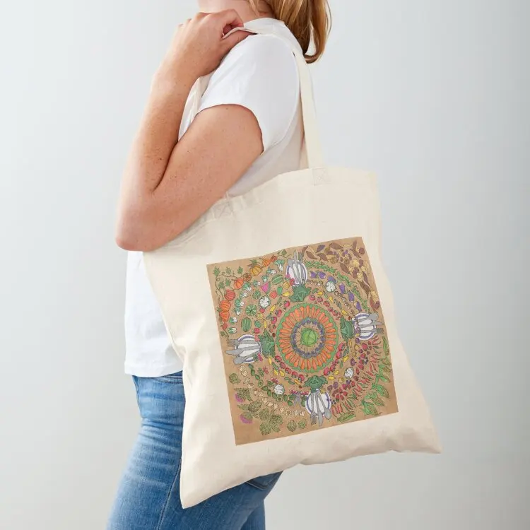 

Farm to Plate Tote Bag Canvas bag for women Large bags for women Shopper custom tote bag