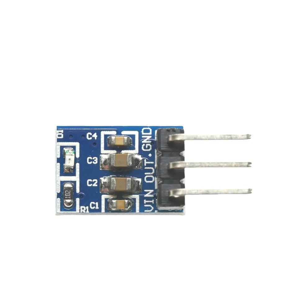 1-10 Stück AMS1117-3.3V AMS1117-5V LDO-Stromversorgungsmodul, DC 4,75V-12V auf 3,3V 1A Step-Down-Spannungsreglerplatine SOT-223 – Detail 3