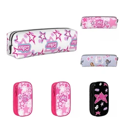 Custom Emilia Mernes Singer Pencil Cases Fashion Pen Box Bag Kids Large Storage School Supplies Gift Pencilcases