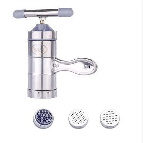220v Home Appliances Stainless Steel Small Noodle Machine Household Manual Hand-cranking Noodle Machine Extrusion Noodle
