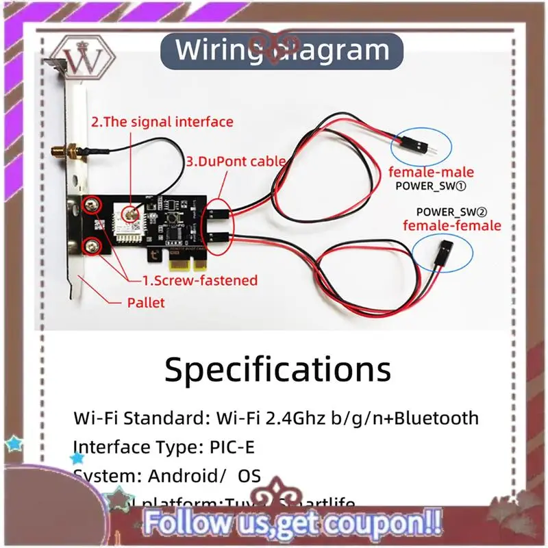 ABBG-TUYA الكمبيوتر الذكي إعادة تعيين الطاقة التبديل واي فاي الكمبيوتر تشغيل/إيقاف وحدة تبديل APP التحكم الموقت/وحدة التتابع التحكم الصوتي