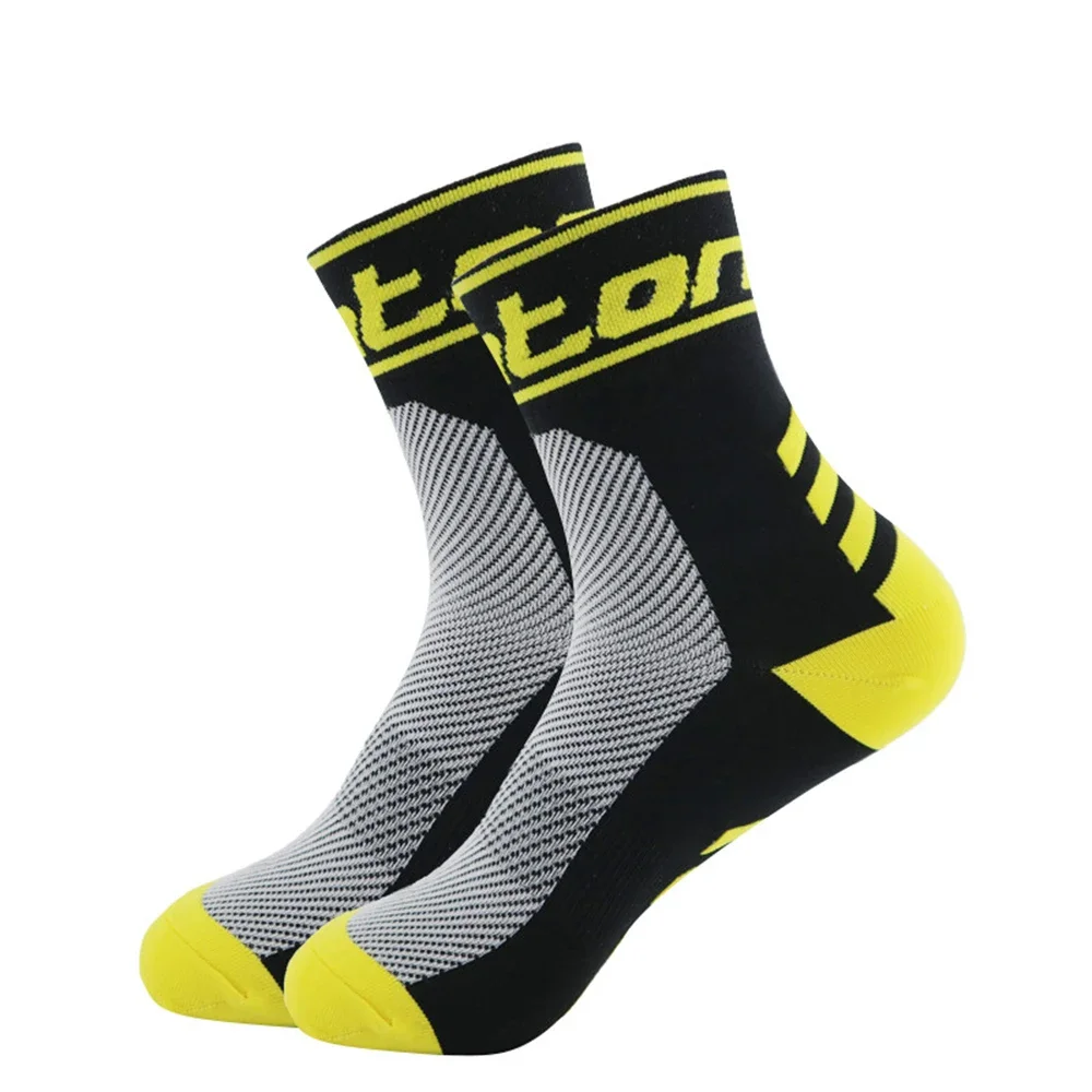 1 Pair Cycling Sports Socks Professional Racing Socks Comfortable Breathable Men Women Road Bikes Running Socks