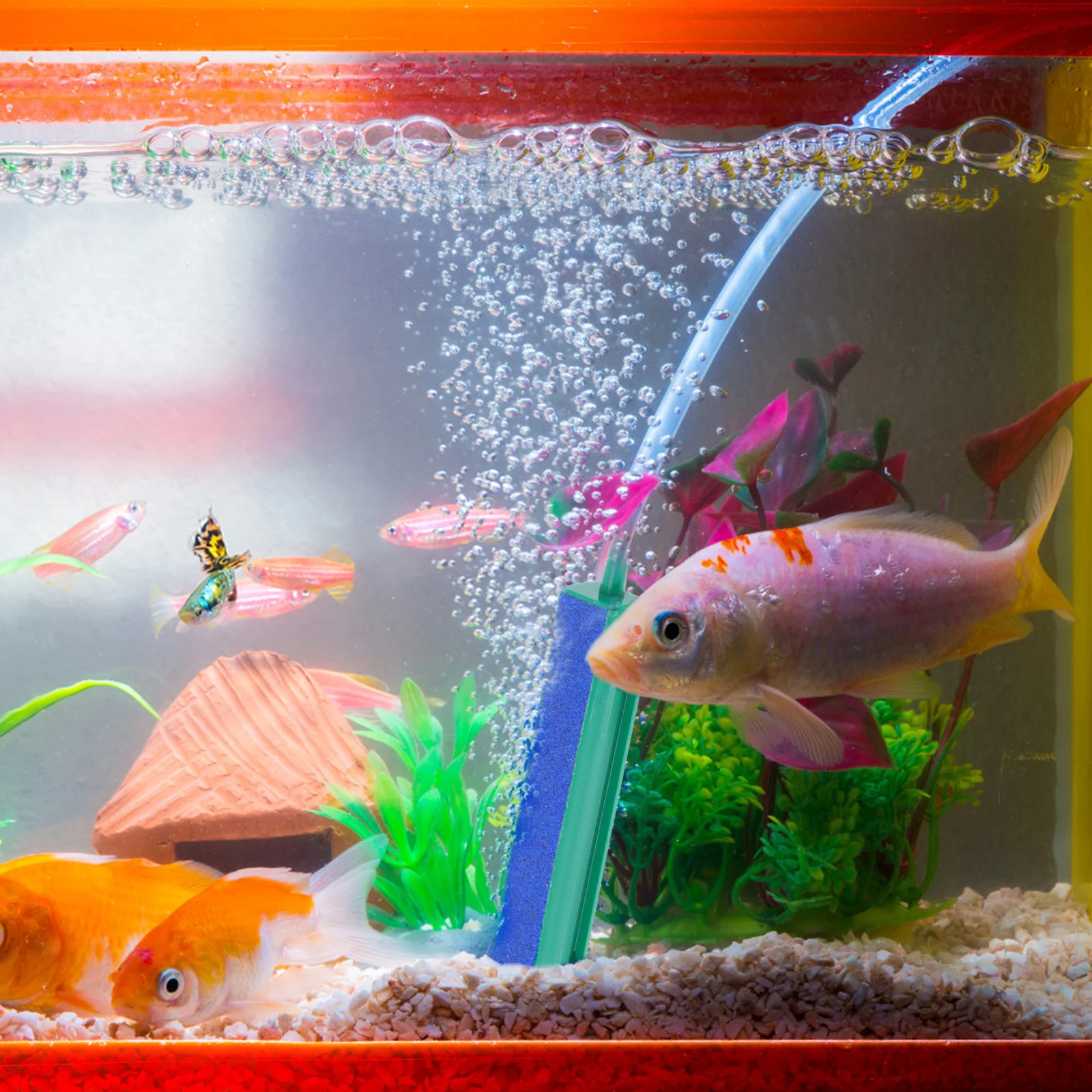 

5Pcs Aquarium Oxygen Air Bubble Strip Bar Durable Fish Tank Air Stone Diffuser Bubble Strip Aquarium Decor Fish Tank Supplies