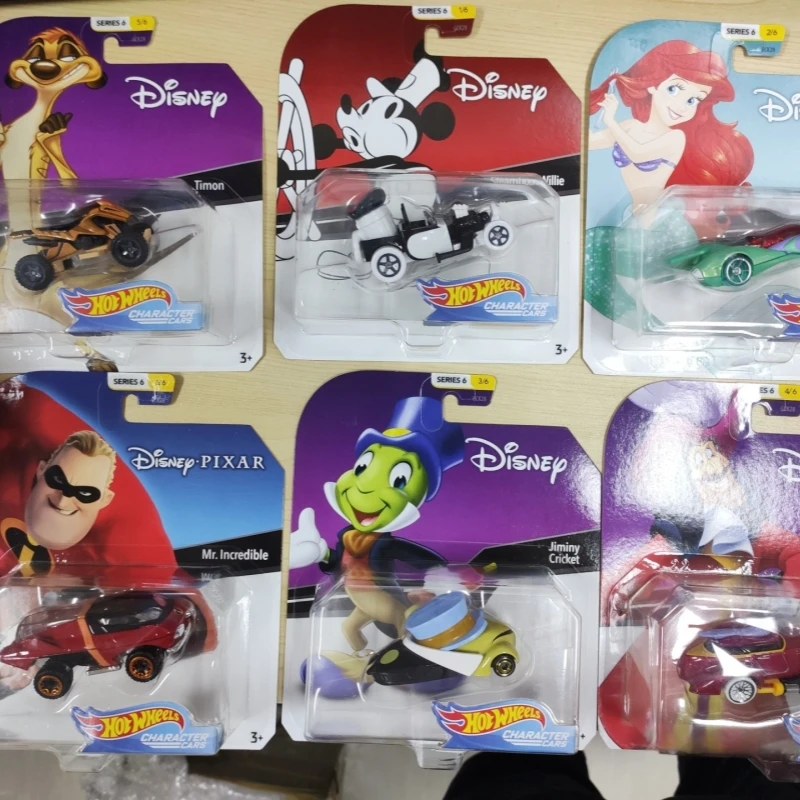 

Ограниченная серия коллекции Hot Wheels Disney Collaboration Коллекция «Холодное сердце» Маленькие модели спортивных автомобилей Игрушка Микки Подарок на день рождения
