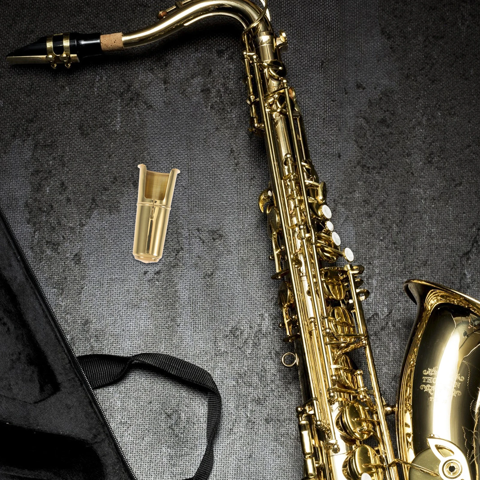 

84 Mm Saxophone Hood Mouthpiece Cap Accessory Golden Tenor Protective Accessories