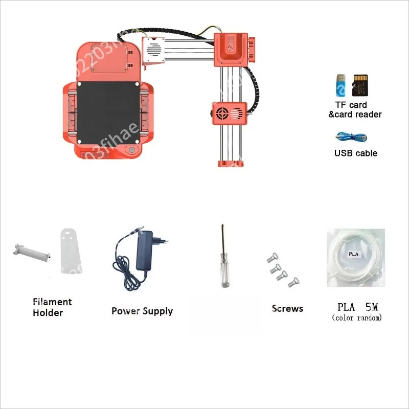Desktop portable student kids entry-level 3d printer k7 12v (v)