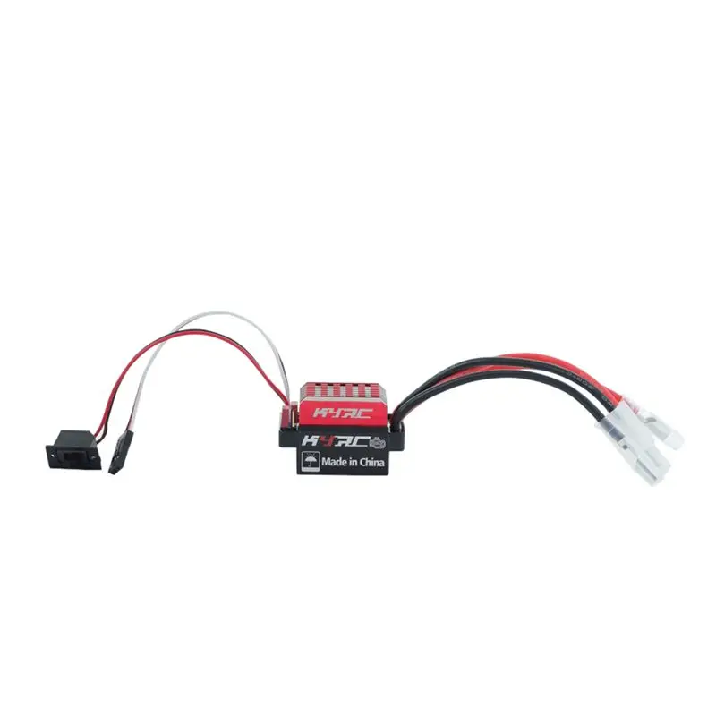 A19Q-3X 1060 60A Waterproof Brushed ESC Speed Controller Forward Brake And Reverse Brake For 1/10 RC Crawler Axial Scx10 Trx4