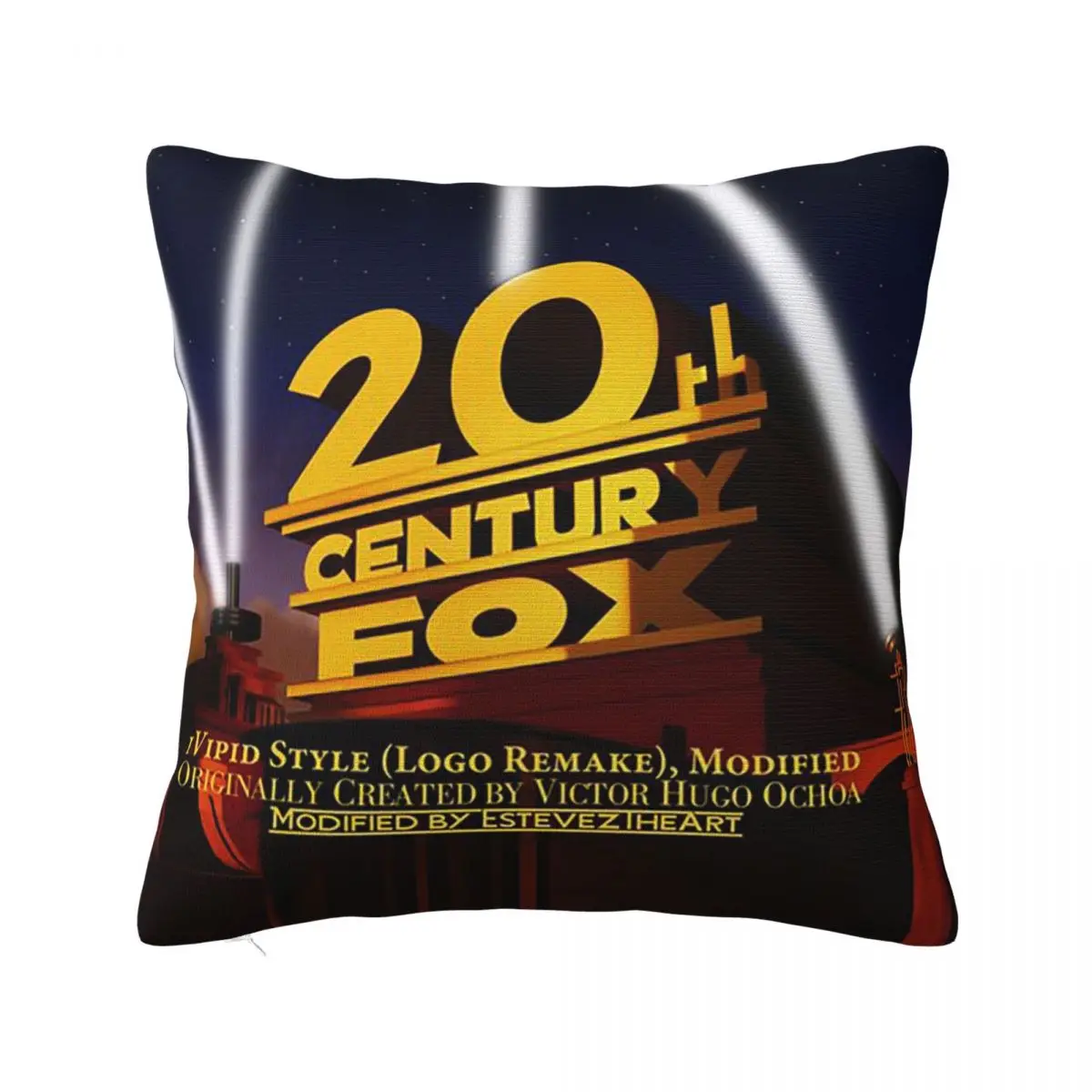 20th Century Fox Square Pillowcase Pillow Cover Cushion Decor Comfort Throw Pillow for Home Sofa