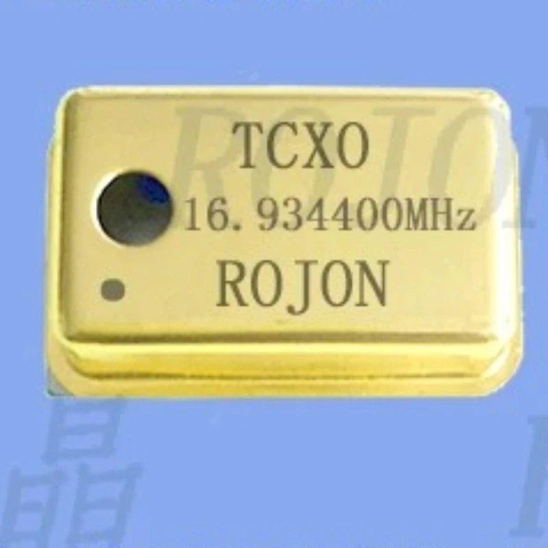Gold Plated Rojon Audio DIY TCXO Module, 16.9344MHz 0.1ppm High Precision Temperature Compensated Crystal Oscillator