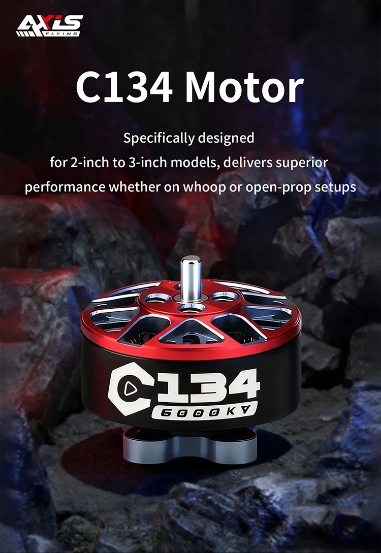 4pcs Axisflying C134 6000KV Brushless Motor For FPV 2inch Racing Drone