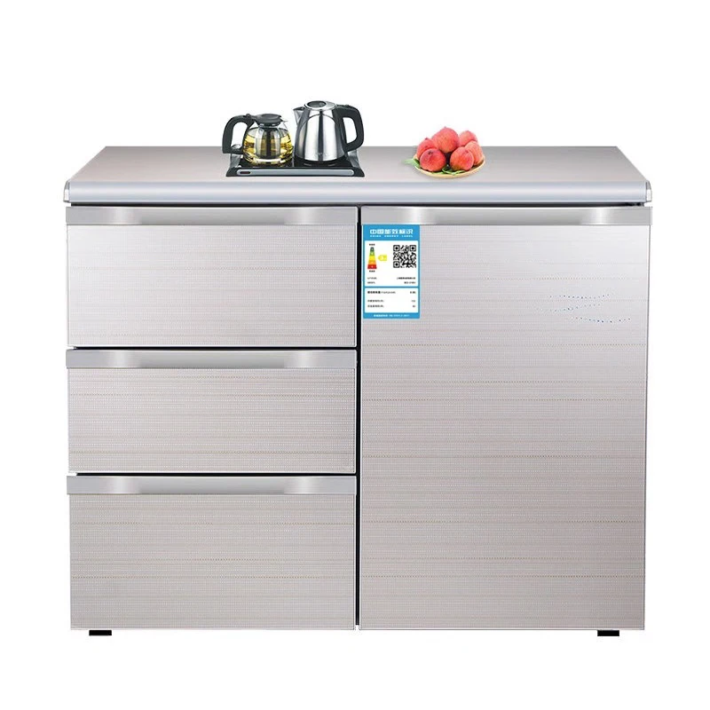 

Refrigerator Household Horizontal Kitchen Embedded Three-Drawer Side-By-Door Direct Cooling Refrigerator Freezer