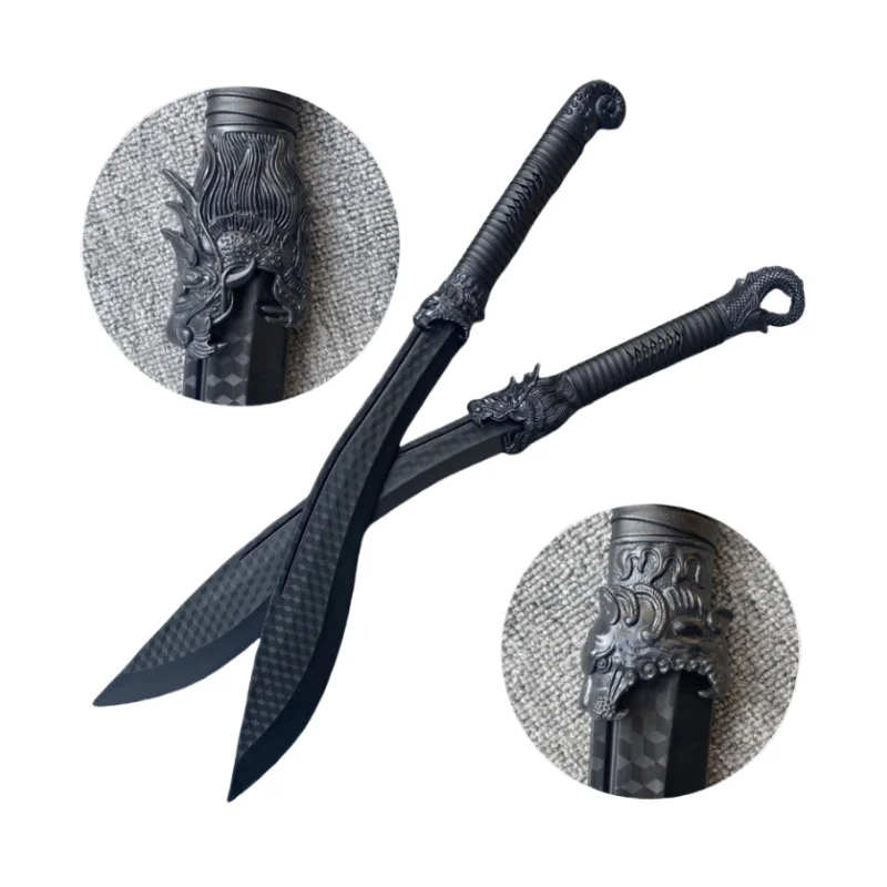 Cool Stuff Anime miecz zabawny prezent-70cm Super plastikowy miecz zabawka, symulacja miecze armii nepalskiej rekwizyty, broń Cosplay, zabawki dla chłopców