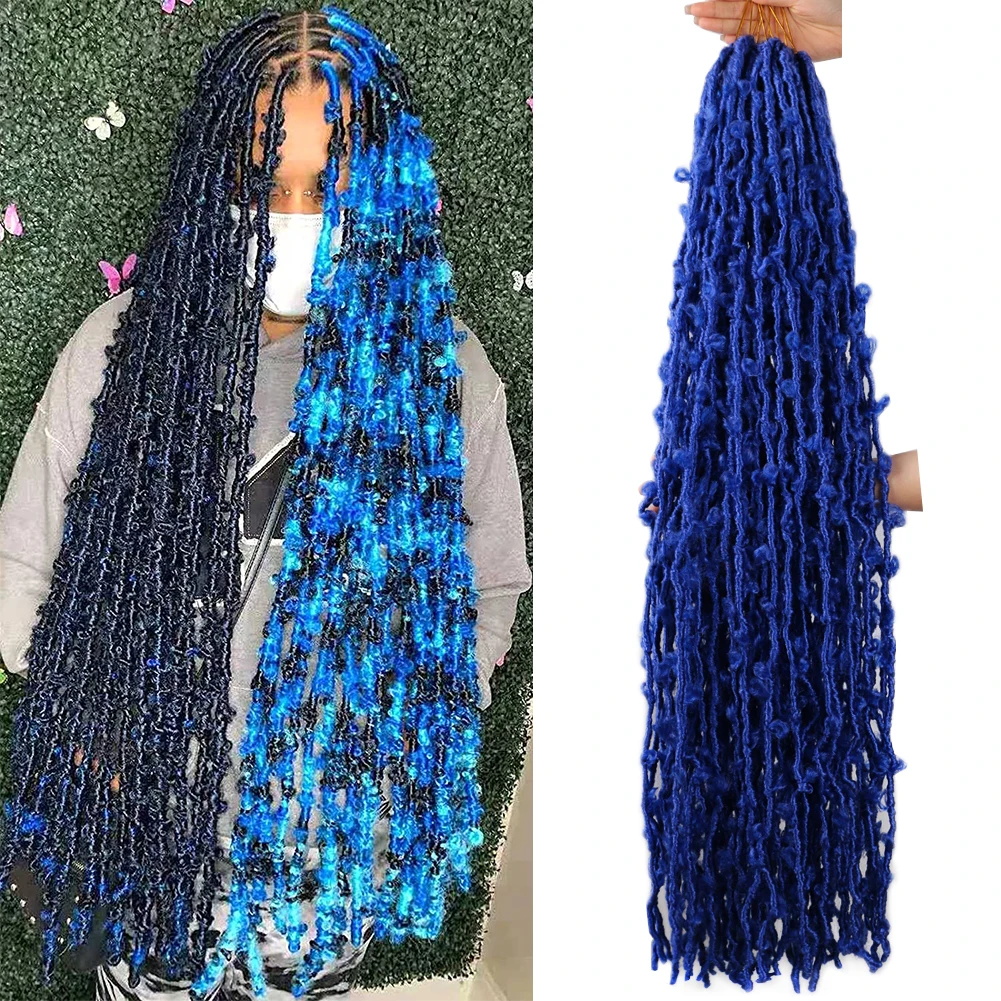 Extra Long 36 Inch Butterfly Locs Crochet Hair Distressed Butterfly Locks Crochet Braids Messy Soft Faux Locs Pre Looped