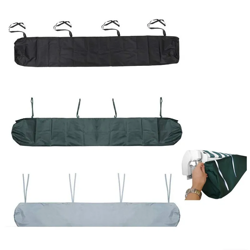 Outdoor Patio Awning Dust Cover Waterproof Protection Sunshade Storage Bag Retractable Roller Shutter Awning Dust Cover