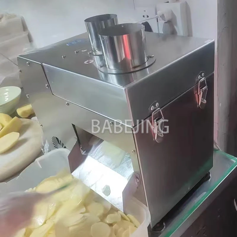 BABEJING رائجة البيع/آلة تقطيع الموز التجارية الجديدة لقطع الخضار والبطاطس