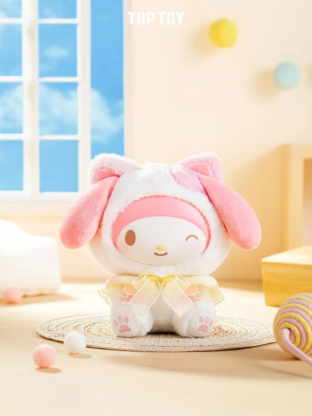 

Серия Sanrio Doudou Little Cat, плюшевая подвесная слепая коробка, Coolomi Melody, рождественский милый подарок-сюрприз