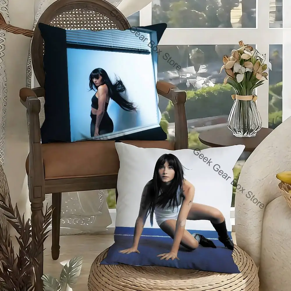 

A-Aitana Cuarto azul Anime Celebrity Merchandise All-Match Printed Pillow Case Sofa Car Office Room Decoration Protector