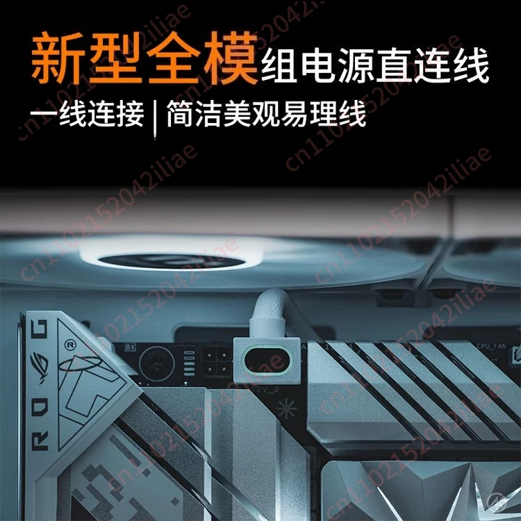 Side Out Graphics Card 8pin One Wire Connected To Module Cable Elbow 90° Power Supply Line