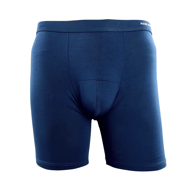 

5 шт. мужские спортивные трусы с удлиненными штанинами, плоские трусы Modell для бега, быстросохнущие длинные боксеры с защитой от ног