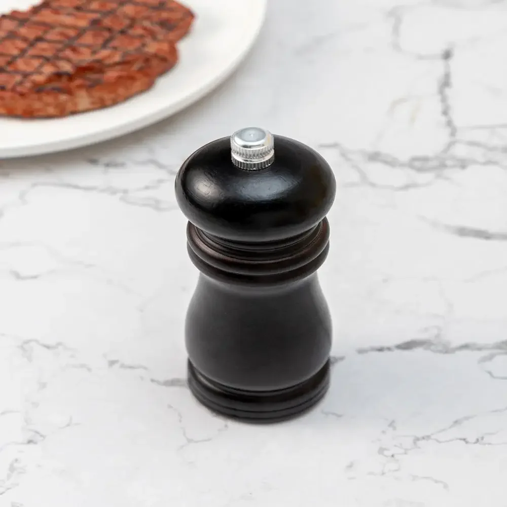 Black Pepper Mill Dutch Wood Manual Pepper Grinding Seasoning Bottle Creative Pepper Grinder Pepper Mill image 5