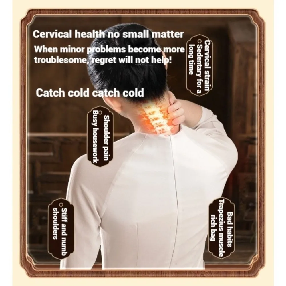 

Портативная электрическая грелка с регулируемой температурой, дышащая полынь, комфортный уход за плечами, шеей, грелка для шеи