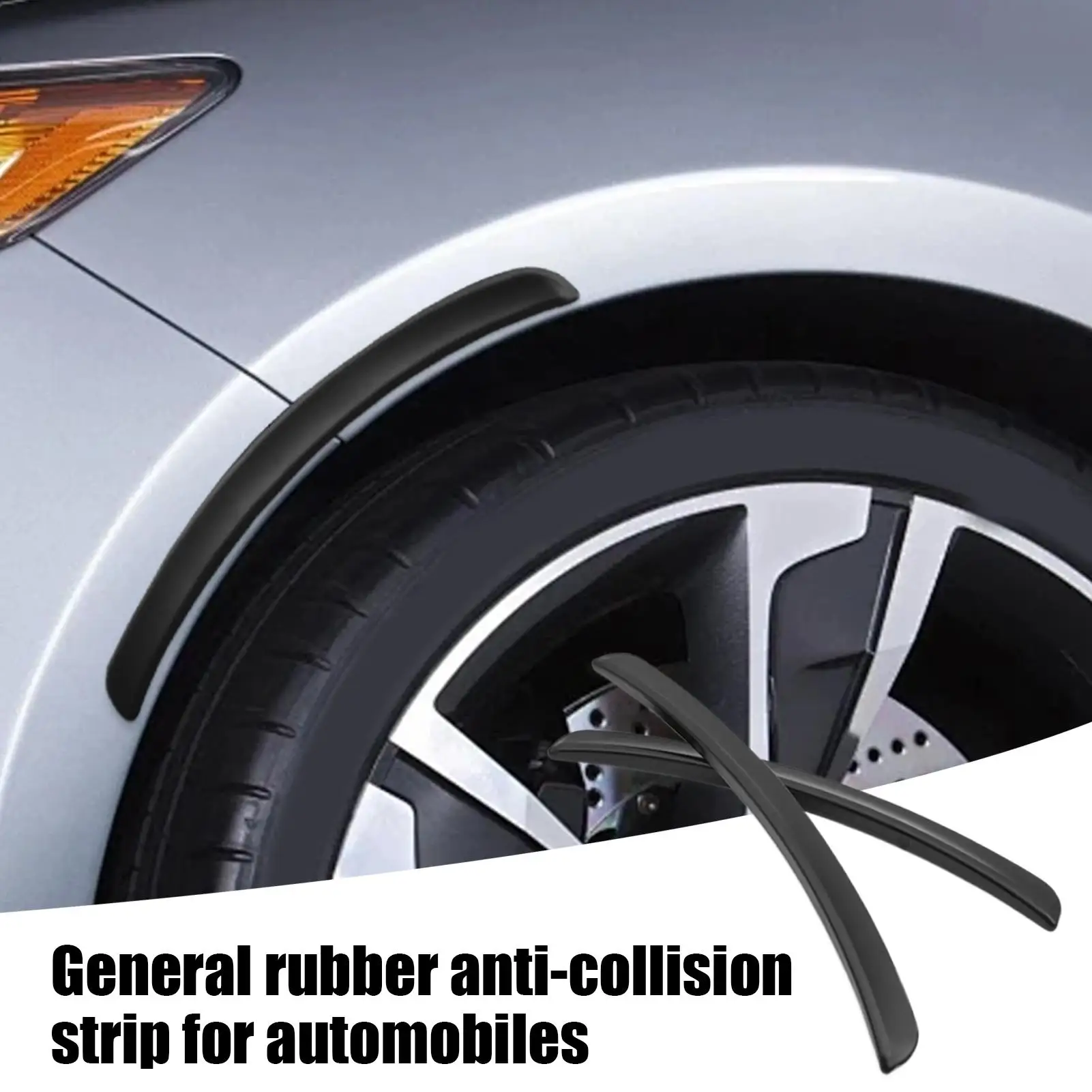 Anti Collision Wheel Tire Eyebrow Trim Flexible Wing Expander Strip Vehicle Arches Protector For Daily Commuters Car Restorers