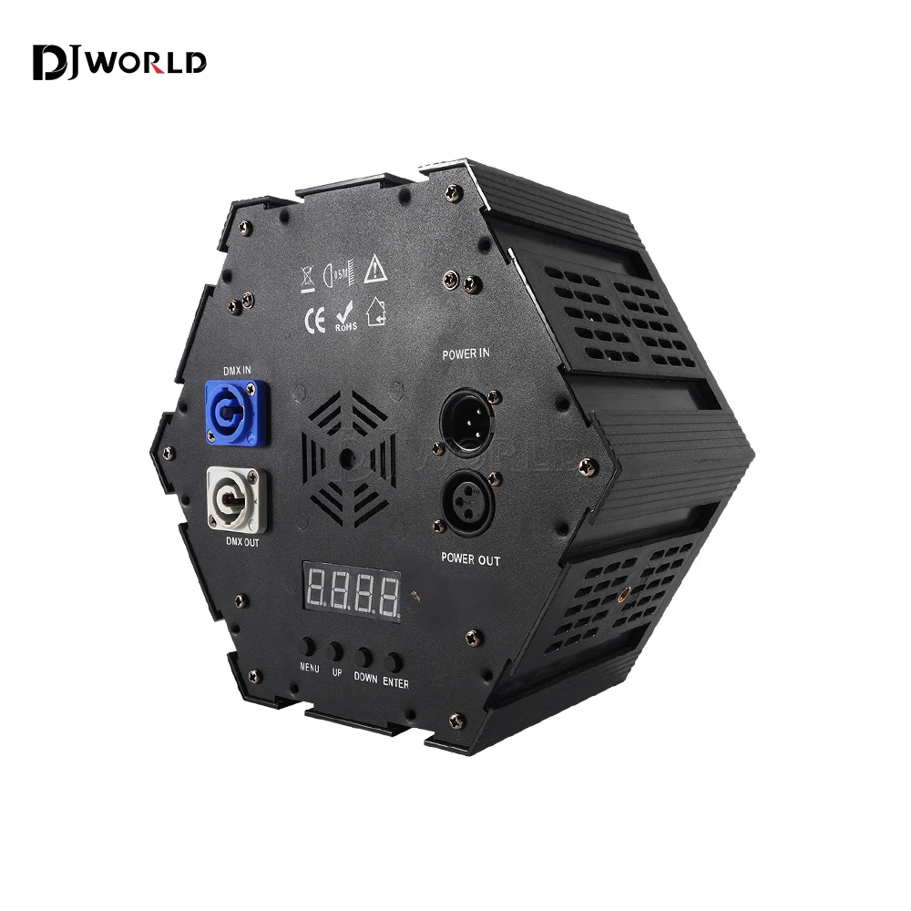 Luz LED Retro RGBW de 280W DMX512, luz intermitente para escenario, sonido de DJ, fiesta, Club de baile, efecto de escenario disco