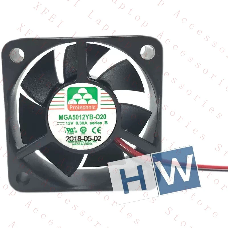 

Вентилятор C FOR Protechnic MGA5012YB-O20 5020 12V 0.30A 5CM с двойным шарикоподшипником