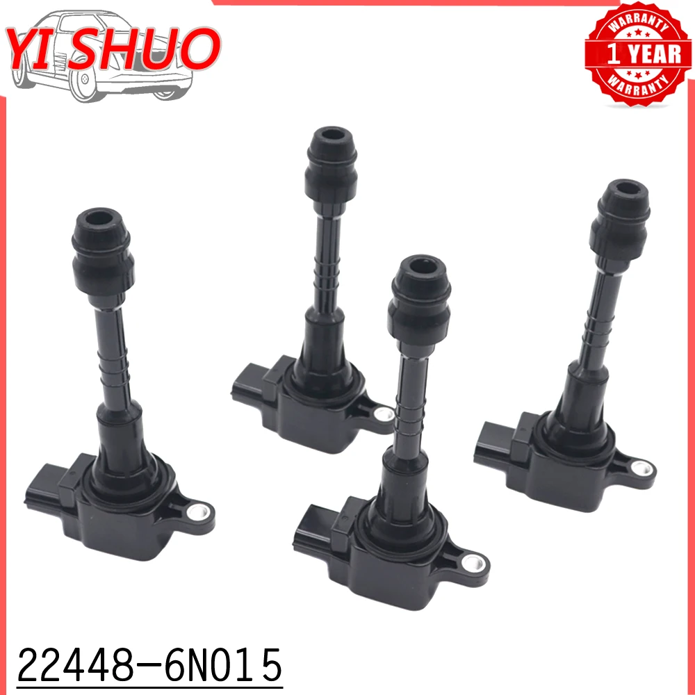 

NEW For Nissan Sentra 1.8L Almera N16 Primera P11 224486N011 2001-2006 High Quality Ignition Coil AIC-4004G 22448-6N015