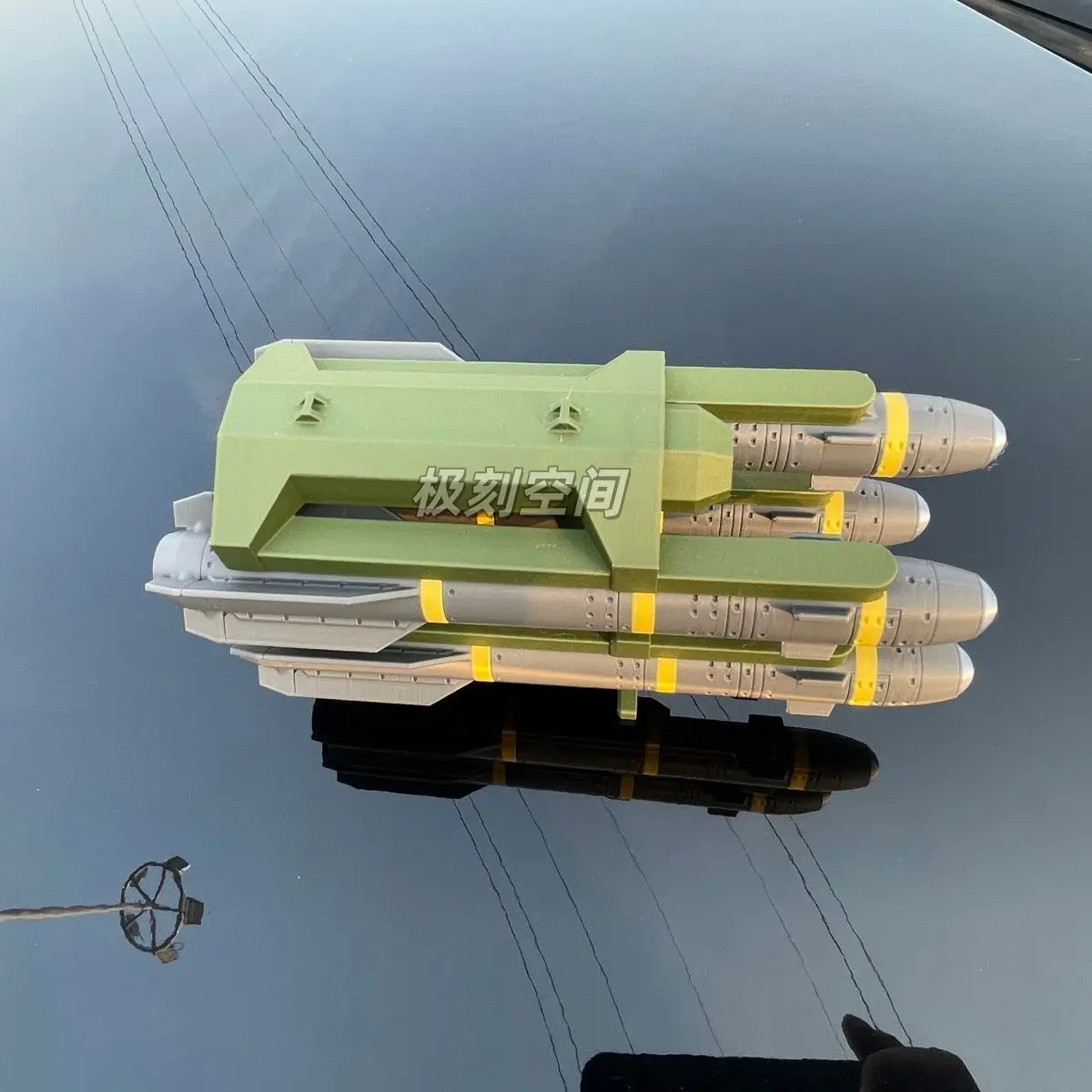 3D Printed AGM-114 Hellfire Launcher & Anti-Tank Missile Model Military Ornament
