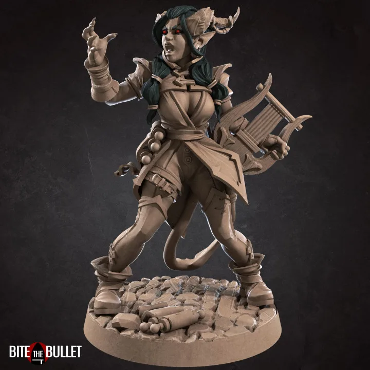 Miniature Resin Model Tifflin Oath Breaker, Bard, Thief, Druid, Technician, Monk, Ranger Dnd Model Unpainted